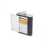 Whisky Flask with Cigarette compartment