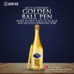 Free Customized Ball Pen + Blue Nun 24K Gold Edition -75cl